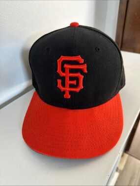 San Francisco Giants Black & Orange Snapback Hat